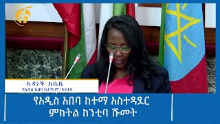 የአዲስ አበባ ከተማ አስተዳደር ምክትል ከንቲባ ሹመት