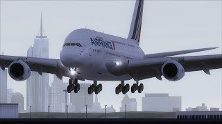 FSX A380 Arrival at New York JFK