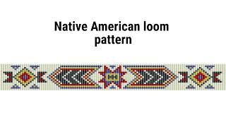 Native American loom pattern