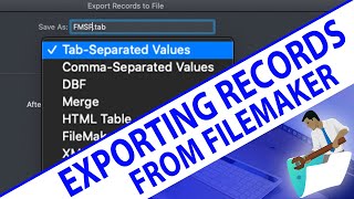 Exporting Records from FileMaker or FM Starting Point