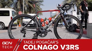 Tadej Pogačar's Colnago V3RS Pro Bike | Slovenian Superstar's Italian Stallion