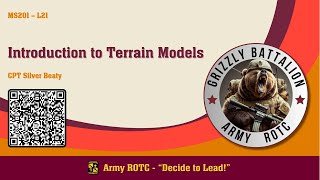 Introduction to Terrain Models - MSL201 Lesson 21 - ROTC
