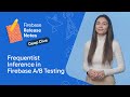 Frequentist inference in Firebase A/B Testing