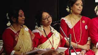 Anandadhwani jagao by Swarchhanda Choir and Madhuchanda Banerjee as Anandamayee from Tagore's Gora