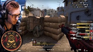 CS:GO - ENCE xseveN playing Faceit with twixie & r0tta