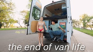 ending my VAN LIFE chapter after 10 days of travel | raw experience