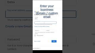 Create A Google Account Using Business Domain Custom Email