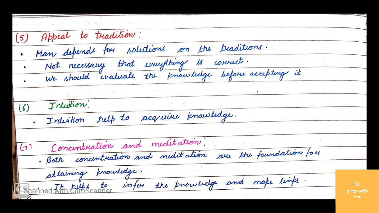 Method Of Acquiring Knowledge | Knowledge And Curriculum | Paper 1| B ...