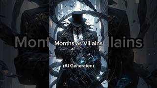 Ai Draws Months as Villains! #ai #aiart #midjourney #villain #supervillain #month #months #year