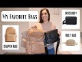 The best diaper bag, crossbody bag, and belt bag!