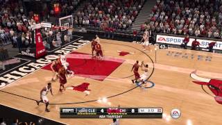 NBA Live 16 (PS4) Cavs vs Bulls Gameplay