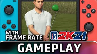 PGA ツアー 2K21 | Nintendo Switchのゲームプレイとフレームレート