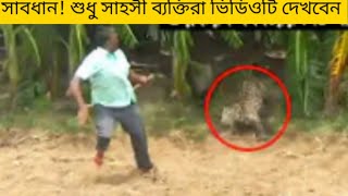 লোকটি চিতা বাঘকে ধরতে এসে নিজেই শিকার হয়ে গিয়েছিল#animals #mayajaal #viralvideo