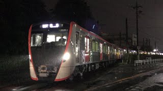 都営浅草線新型車両99T回送5500形5525-1〜5525-8編成がJ-TRECから出場！京急線普通金沢文庫行き1000形040〜033編成がドレミファインバータ音を奏でながら金沢八景駅から発車♪