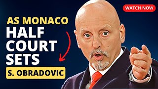 AS Monaco Half Court Sets | Sasa Obradovic