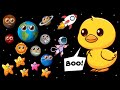 Baby Boo Sensory - Universo divertido: bailando en el espacio - Fun universe: dancing in space.