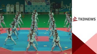 제28회 용인대총장기 개회식 축하시범 영상(품새단)