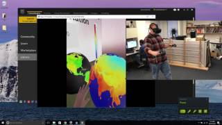 VR Visualization of Geospatial data