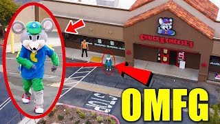 WE FOUND CHUCK E CHEESE IN REAL LIFE AT 3AM!! ( HE ATTACKED ARCADE CRANIACS )