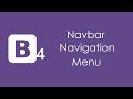 Bootstrap 4 Responsive Navigation Menu Tutorial with HTML5