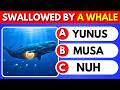 Guess The Prophet By One Clue | Islam Quiz