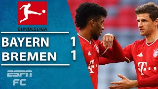 Bayern Munich avoid SHOCK as Kingsley Coman saves the day vs. Bremen | ESPN FC Bundesliga Highlights