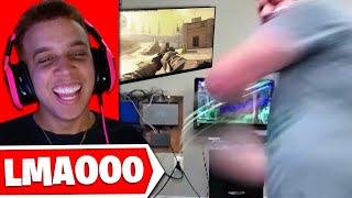 Reacting to EXTREME Warzone RAGE MOMENTS!