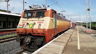 ERODE WAP1 WITH GOODS TRAIN BOBYN LOADED WAGONS | Indian Railways