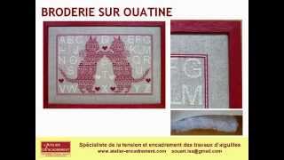 Spécial encadrement de travaux d'aiguilles : broderie, dentelle, canevas ...