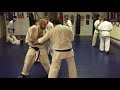 Kyokushin sparring in the Osaka Dojo