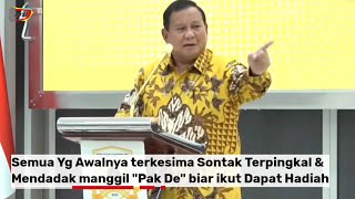 Dibuat P Prabowo Terpingkal Mendadak Segedung Manggil Pak De, Tamu Gak Nyana Gedung di Eropa Trnyata