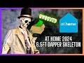 At Home 2024 GEMMY Animatronic 🎃 6.5 FT DAPPER SKELETON | unboxing | setup |demo