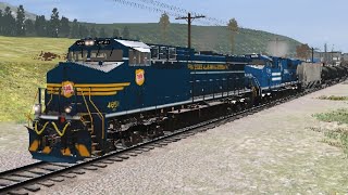 TS3: NS 4851 (TA\u0026G) and NS 8098 (CR) lead a oil train