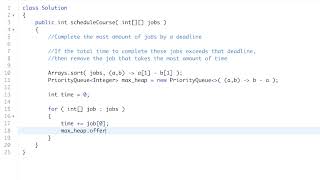 LeetCode 630. Course Schedule III