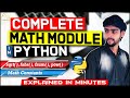 Math Module in Python | Explained in Minutes | ASA Learning