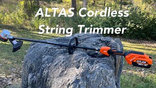 ATLAS 80V Cordless String Trimmer - Review