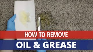 How to Remove Grease from Carpet | Rainbow Restoration