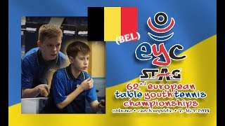 ZAVADA /OLESKEVYCH UKR - LERAT/ GILTIA BEL 2019 European Youth Championships