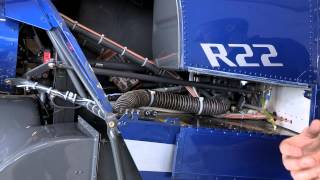 R22 - How Engine Powers Main Rotor and Tail Rotor Drive Train