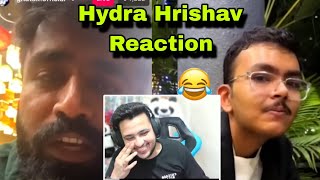 Hydra Hrishav Reaction On Ghatak Live Expose Scammer 🔥😳