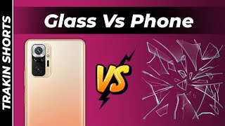 3 Smartphones Vs Glass | Who Will Win? 😮 Part 2⚡️#TrakinShorts #Shorts