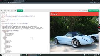 Using W3 CSS feature to create an HTML Layout with table