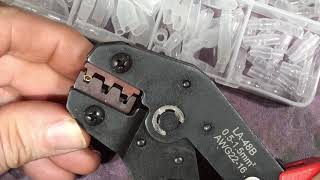 Using the Amazon eBay LOYAL LA-48B Crimp and Crimp Tool Set