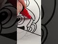 One Drawing, But 4 Different Styles! #shorts