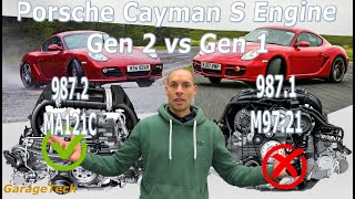 Porsche Cayman S Engine - Gen 1 987.1 M97 vs Gen 2 987.2 MA1 (9A1) Why is the Ge