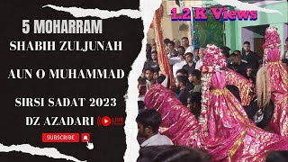 🔴 Live | Shabi e Zuljana Janab e on o Mohammad Sirsi Sadat | Dz Azadari