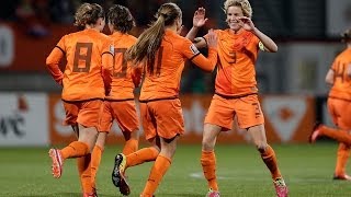 Highlights Oranjevrouwen-Griekenland (7-0) 23-11-2013