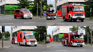 [Seltene Kombi] Einsatzfahrten der Feuerwehr Langenfeld | EM_NRW