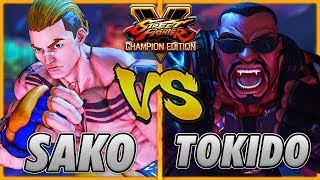 SFV CE 💥 SAKO Luke VS TOKIDO Balrog   First to 5   SF5 CE Online Matches💥💥 Messatsu gou hadou