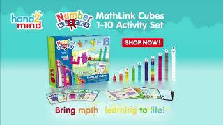 hand2mind Numberblocks MathLink Cubes 1–10 Activity Set